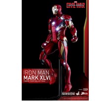 Captain America Civil War Power Pose Series Action Figure 1/6 Iron Man Mark XLVI 31 cm